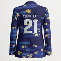 2026 Autumn Rugby Nations Japan Custom Blazer Blue Sakura Japanese Asanoha Seigaiha