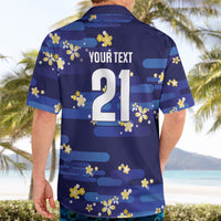 2026 Autumn Rugby Nations Japan Custom Hawaiian Shirt Blue Sakura Japanese Asanoha Seigaiha