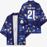 2026 Autumn Rugby Nations Japan Custom Kimono Blue Sakura Japanese Asanoha Seigaiha