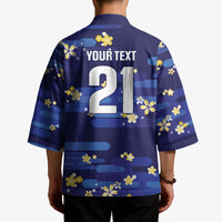 2026 Autumn Rugby Nations Japan Custom Kimono Blue Sakura Japanese Asanoha Seigaiha