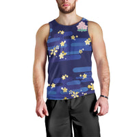 2026 Autumn Rugby Nations Japan Custom Men Tank Top Blue Sakura Japanese Asanoha Seigaiha