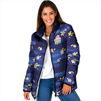 2026 Autumn Rugby Nations Japan Custom Padded Jacket Blue Sakura Japanese Asanoha Seigaiha