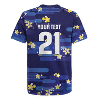 2026 Autumn Rugby Nations Japan Custom Rugby Jersey Blue Sakura Japanese Asanoha Seigaiha
