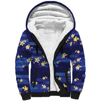 2026 Autumn Rugby Nations Japan Custom Sherpa Hoodie Blue Sakura Japanese Asanoha Seigaiha