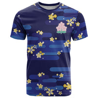 2026 Autumn Rugby Nations Japan Custom T Shirt Blue Sakura Japanese Asanoha Seigaiha