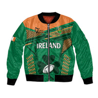 Ireland Rugby Bomber Jacket 2023 World Cup Shamrock Sporty Style LT9 - Wonder Print Shop