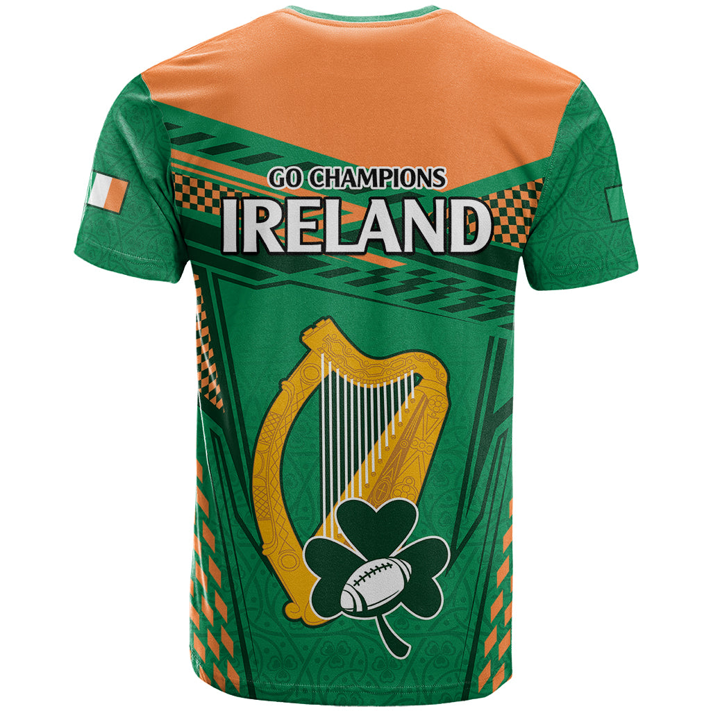 Ireland Rugby T Shirt 2023 World Cup Shamrock Sporty Style - Wonder Print Shop
