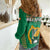 Ireland Rugby Women Casual Shirt 2023 World Cup Shamrock Sporty Style - Wonder Print Shop