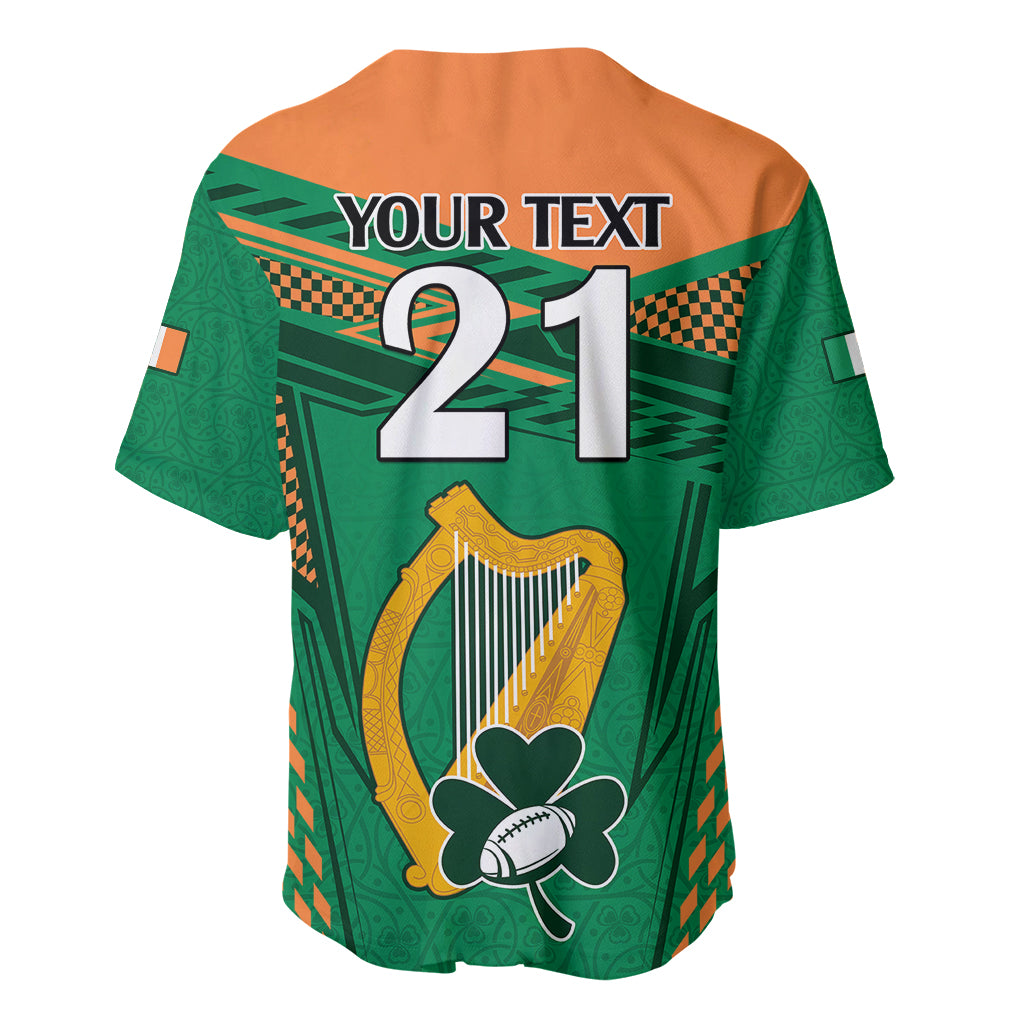 Custom Ireland Rugby Baseball Jersey 2023 World Cup Shamrock Sporty Style LT9 - Wonder Print Shop