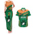 Custom Ireland Rugby Couples Matching Tank Maxi Dress and Hawaiian Shirt 2023 World Cup Shamrock Sporty Style LT9 - Wonder Print Shop