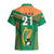 Custom Ireland Rugby Hawaiian Shirt 2023 World Cup Shamrock Sporty Style - Wonder Print Shop