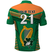 Custom Ireland Rugby Polo Shirt 2023 World Cup Shamrock Sporty Style - Wonder Print Shop