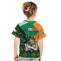 Ireland Rugby Kid T Shirt Go Irish Shamrock World Cup - Wonder Print Shop