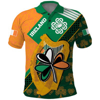 Ireland Rugby Polo Shirt Go Irish Shamrock World Cup - Wonder Print Shop