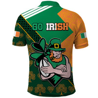 Ireland Rugby Polo Shirt Go Irish Shamrock World Cup - Wonder Print Shop