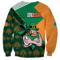 Ireland Rugby Sweatshirt Go Irish Shamrock World Cup - Wonder Print Shop