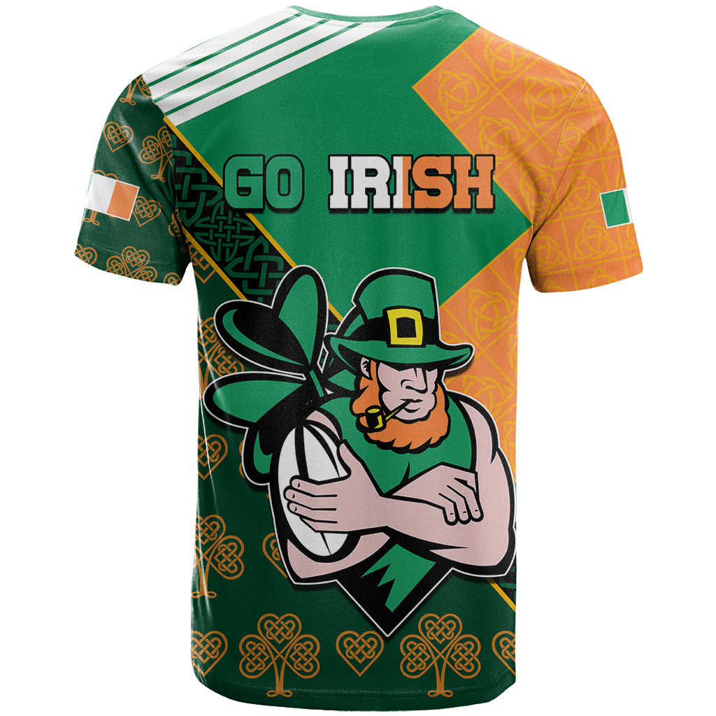 Ireland Rugby T Shirt Go Irish Shamrock World Cup - Wonder Print Shop
