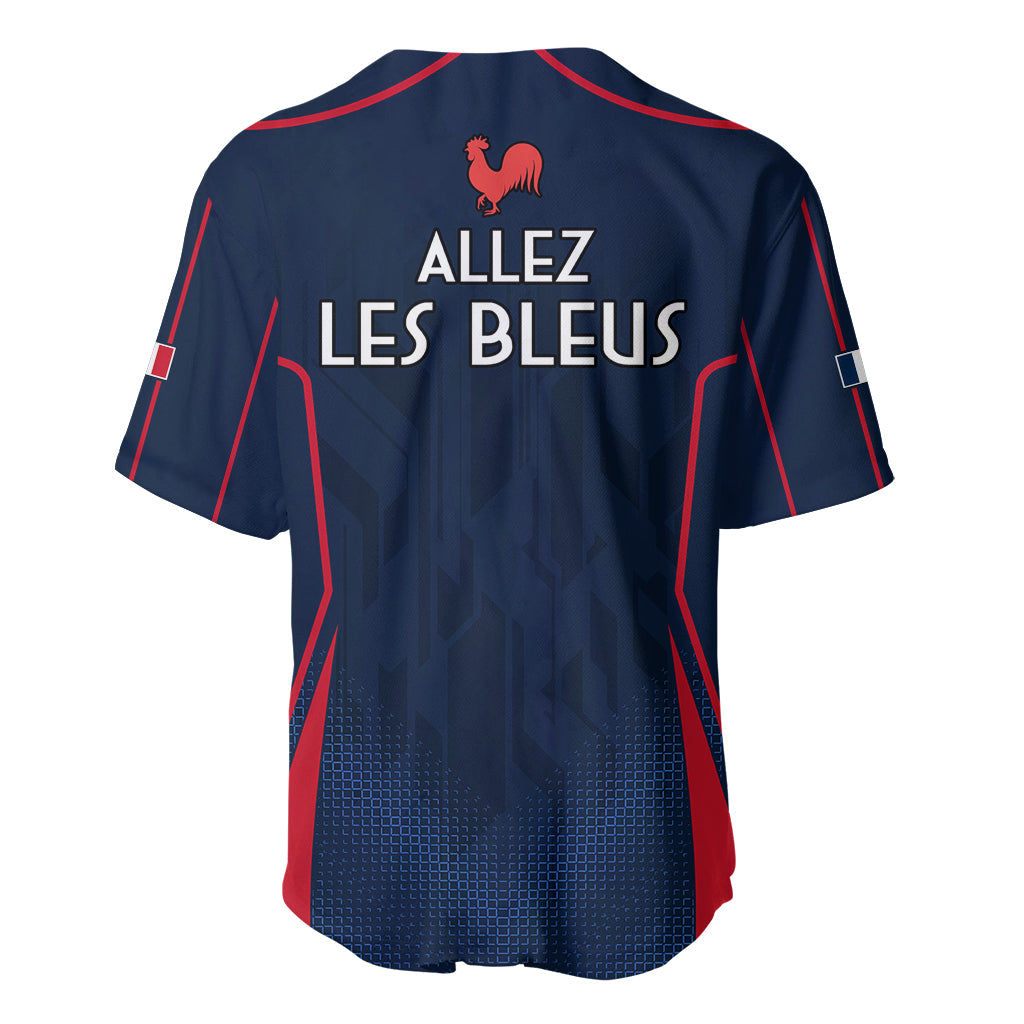 France Rugby Baseball Jersey Allez Les Bleus Go World Cup 2023 LT9 - Wonder Print Shop