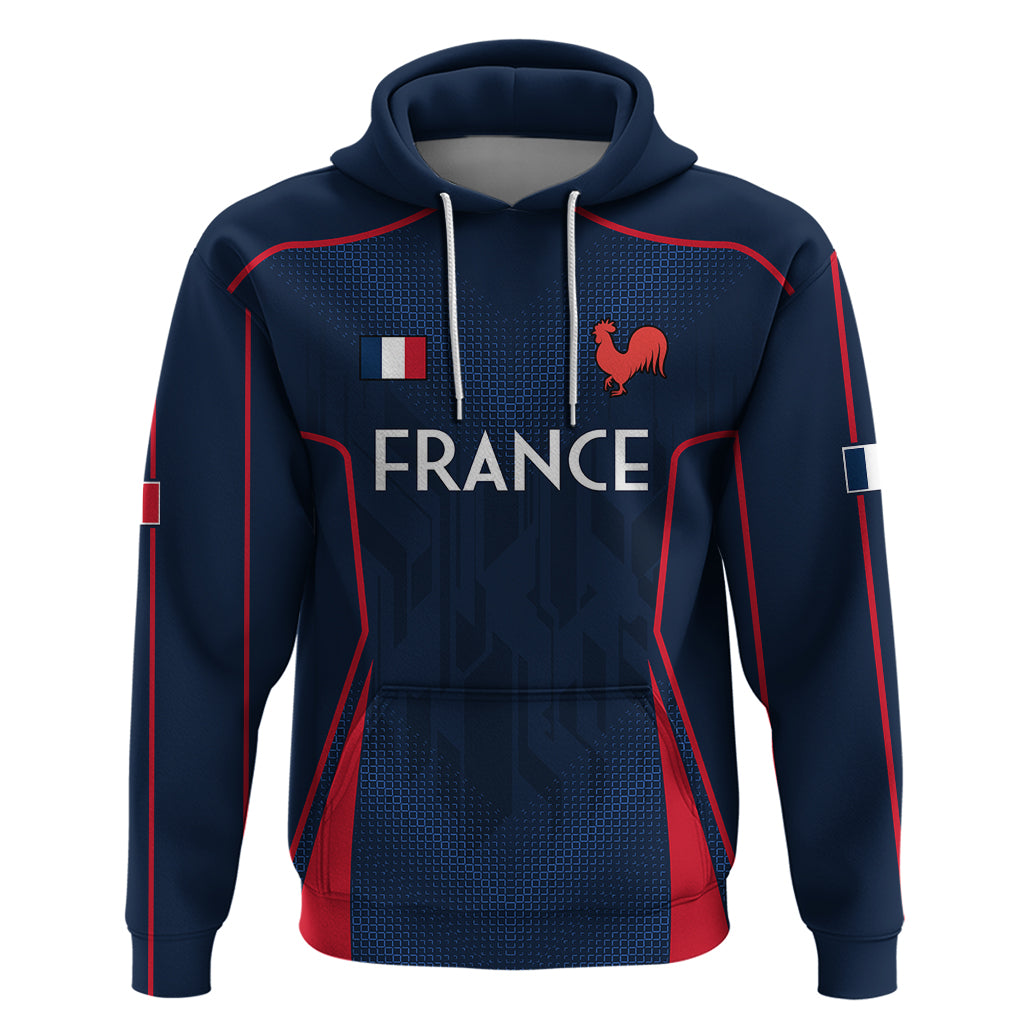 France Rugby Hoodie Allez Les Bleus Go World Cup 2023 - Wonder Print Shop