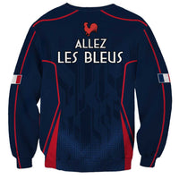 France Rugby Sweatshirt Allez Les Bleus Go World Cup 2023 LT9