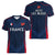 France Rugby Women V Neck T Shirt Allez Les Bleus Go World Cup 2023 - Wonder Print Shop