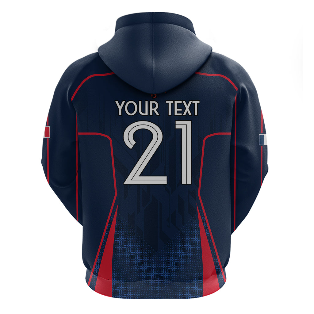Custom France Rugby Hoodie Allez Les Bleus Go World Cup 2023 - Wonder Print Shop