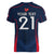 Custom France Rugby Women V Neck T Shirt Allez Les Bleus Go World Cup 2023 - Wonder Print Shop
