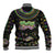 Mardi Gras Lips Queen Beads Baseball Jacket