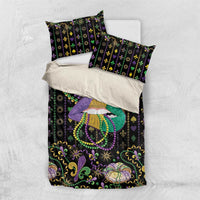 Mardi Gras Lips Queen Beads Bedding Set