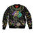Mardi Gras Lips Queen Beads Bomber Jacket