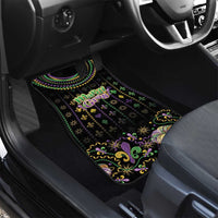 Mardi Gras Lips Queen Beads Car Mats
