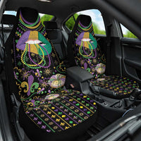 Mardi Gras Lips Queen Beads Car Seat Cover