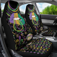 Mardi Gras Lips Queen Beads Car Seat Cover