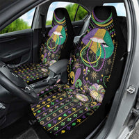 Mardi Gras Lips Queen Beads Car Seat Cover