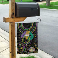 Mardi Gras Lips Queen Beads Garden Flag - Wonder Print Shop