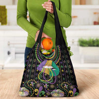 Mardi Gras Lips Queen Beads Grocery Bag