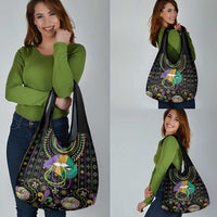 Mardi Gras Lips Queen Beads Grocery Bag