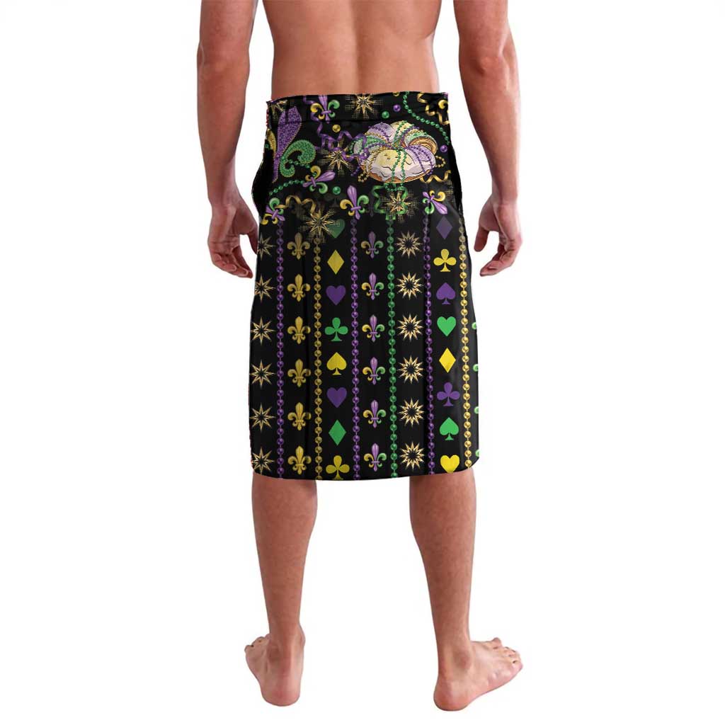 Mardi Gras Lips Queen Beads Lavalava - Wonder Print Shop