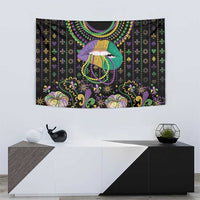 Mardi Gras Lips Queen Beads Tapestry - Wonder Print Shop