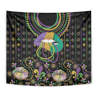 Mardi Gras Lips Queen Beads Tapestry - Wonder Print Shop