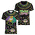 Mardi Gras Lips Queen Beads Women V-Neck T-Shirt - Wonder Print Shop