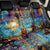 Epiphany Three Kings Day Back Car Seat Cover Stained Glass Window Style