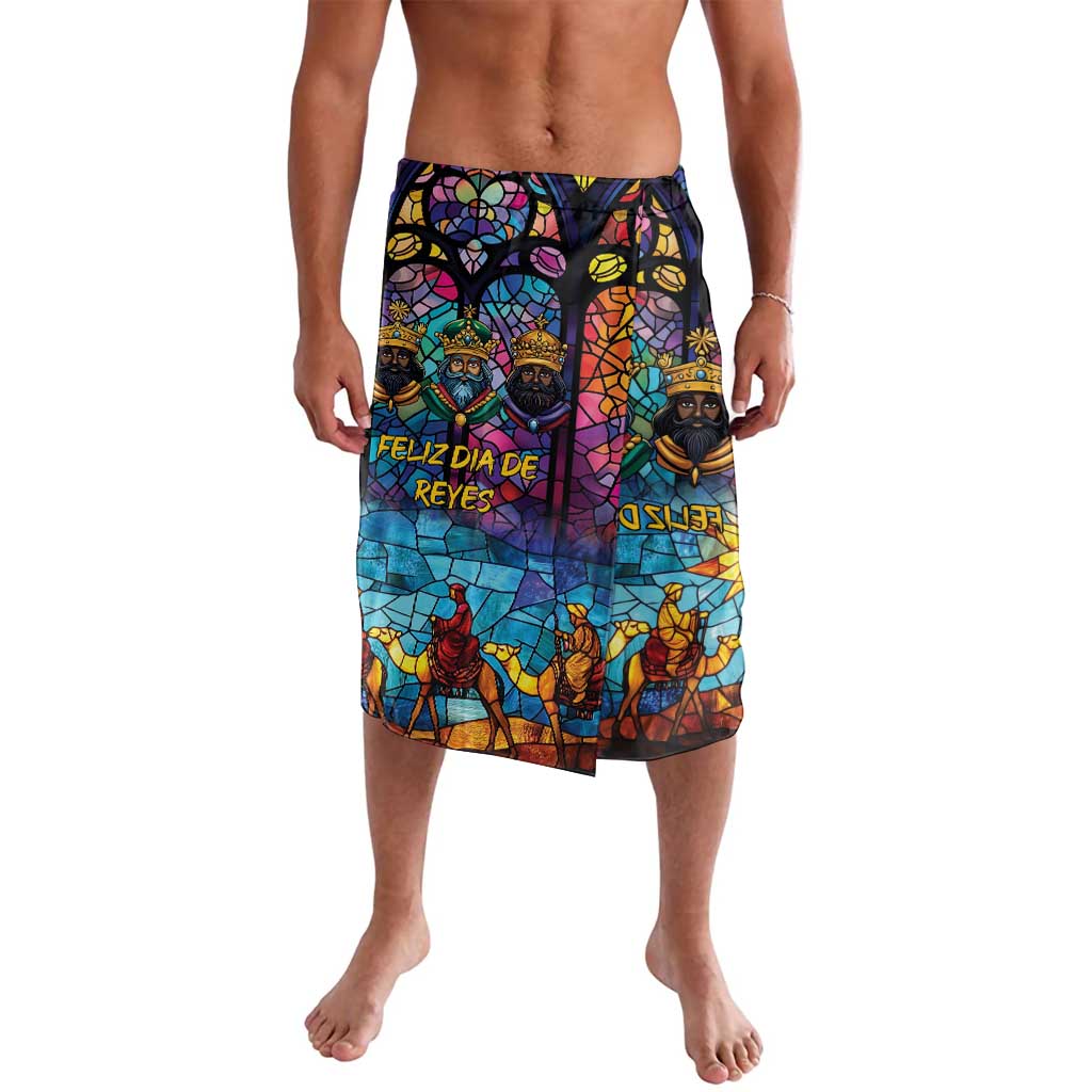 Epiphany Three Kings Day Lavalava Stained Glass Window Style - Wonder Print Shop