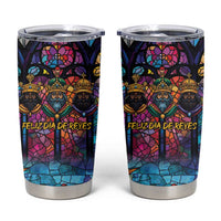 Epiphany Three Kings Day Tumbler Cup Stained Glass Window Style - Wonder Print Shop