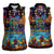 Epiphany Three Kings Day Women Sleeveless Polo Shirt Stained Glass Window Style - Wonder Print Shop