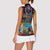 Epiphany Three Kings Day Women Sleeveless Polo Shirt Stained Glass Window Style - Wonder Print Shop