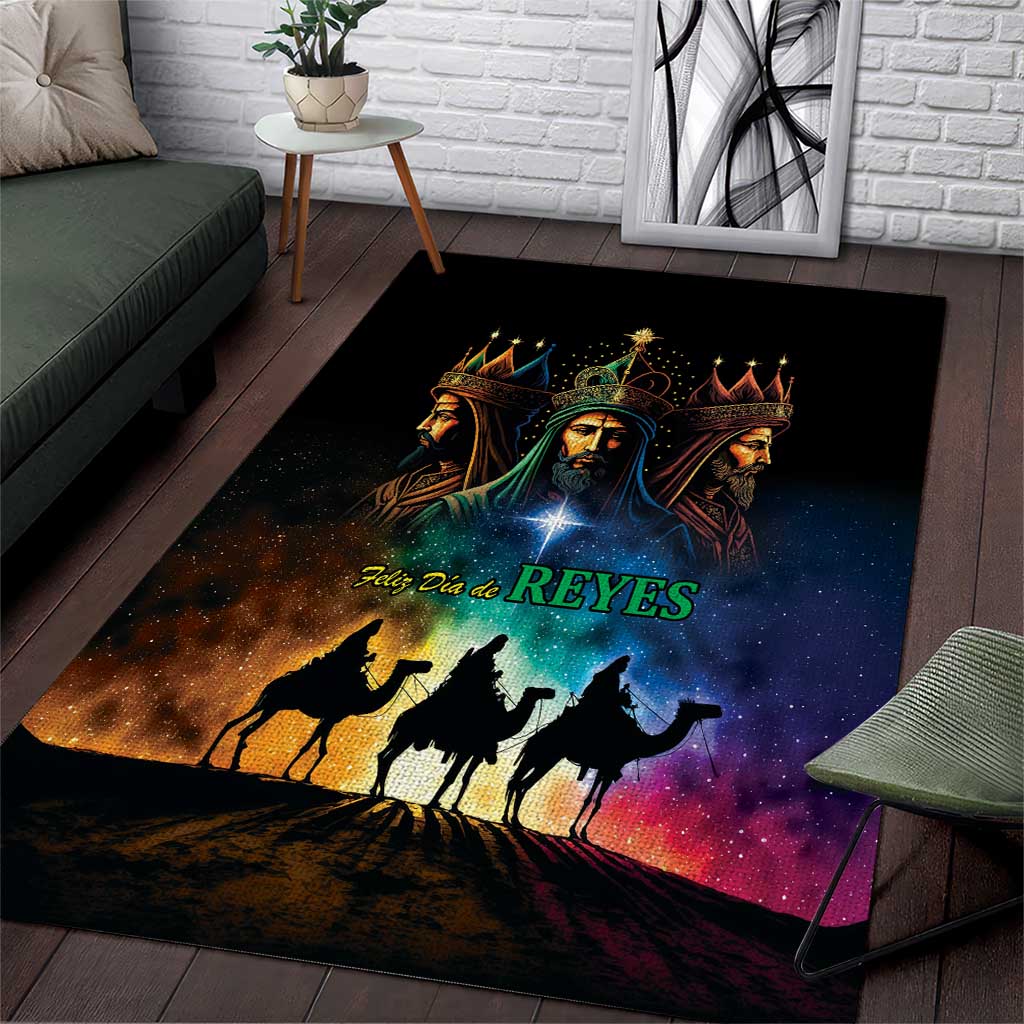 Feliz Dia De Reyes Three Kings Day Area Rug Happy Epiphany Day