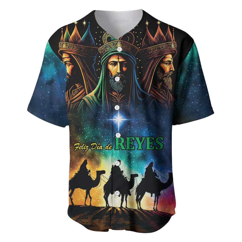 Feliz Dia De Reyes Three Kings Day Baseball Jersey Happy Epiphany Day