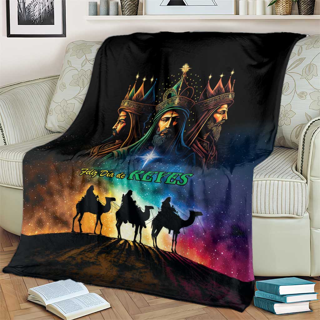 Feliz Dia De Reyes Three Kings Day Blanket Happy Epiphany Day