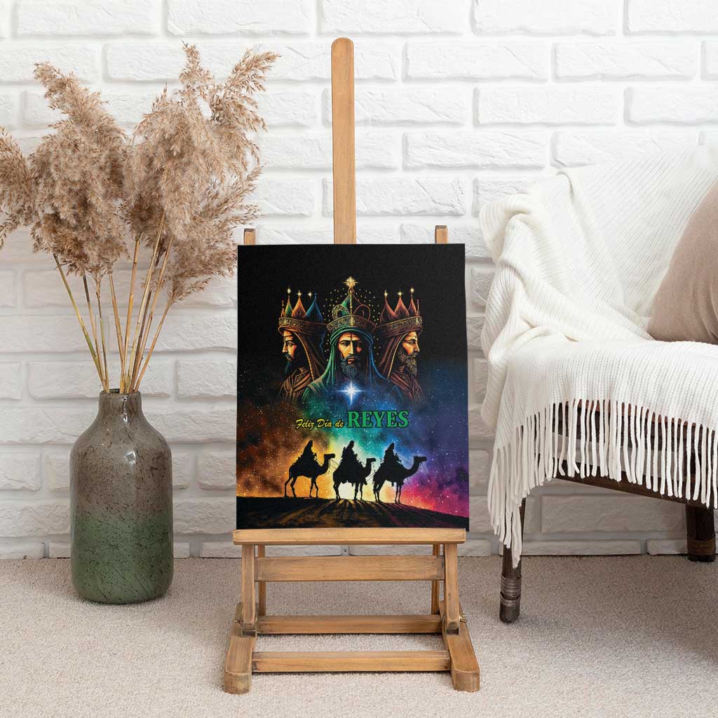 Feliz Dia De Reyes Three Kings Day Canvas Wall Art Happy Epiphany Day